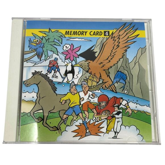 Janome Memory Card #4 Varsity Series Vintage Embroidery Card 17 Images NWOT - Picture 1 of 8